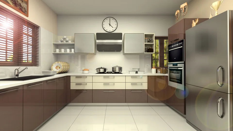 The Best Modular Kitchens- Designs & Prices for Agra Homes: Creation Woodcraft