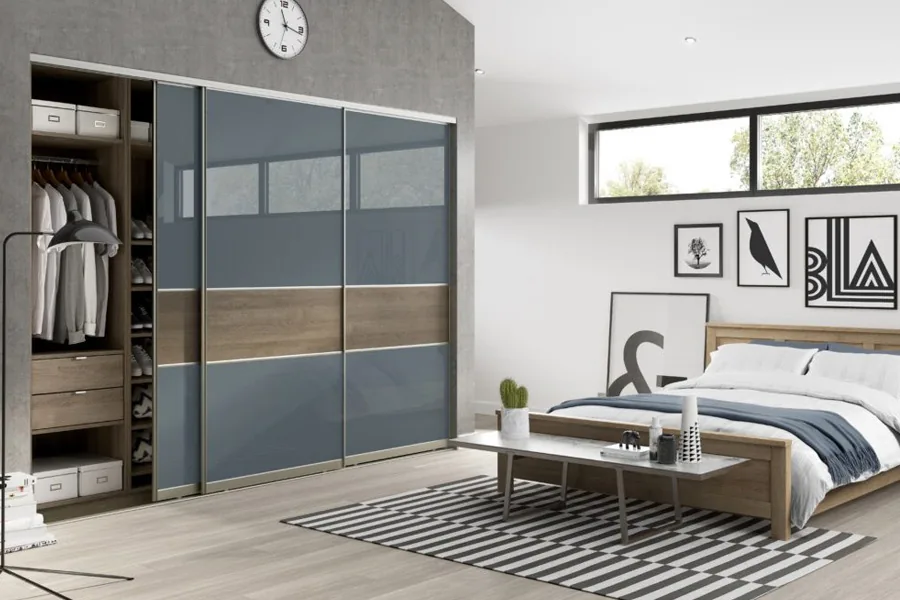 Sliding Door wardrobe by Creations Woodkraft