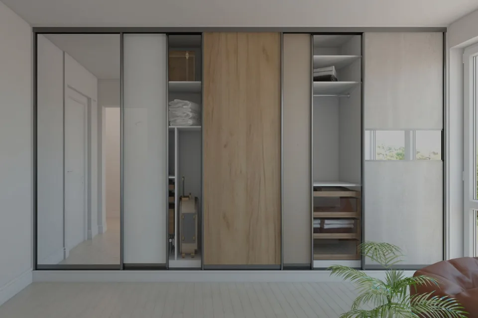 Sliding wardrobe